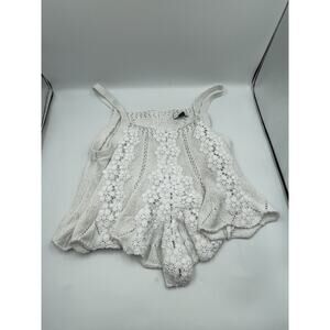 American Eagle Lace Style Tank Top Size Medium